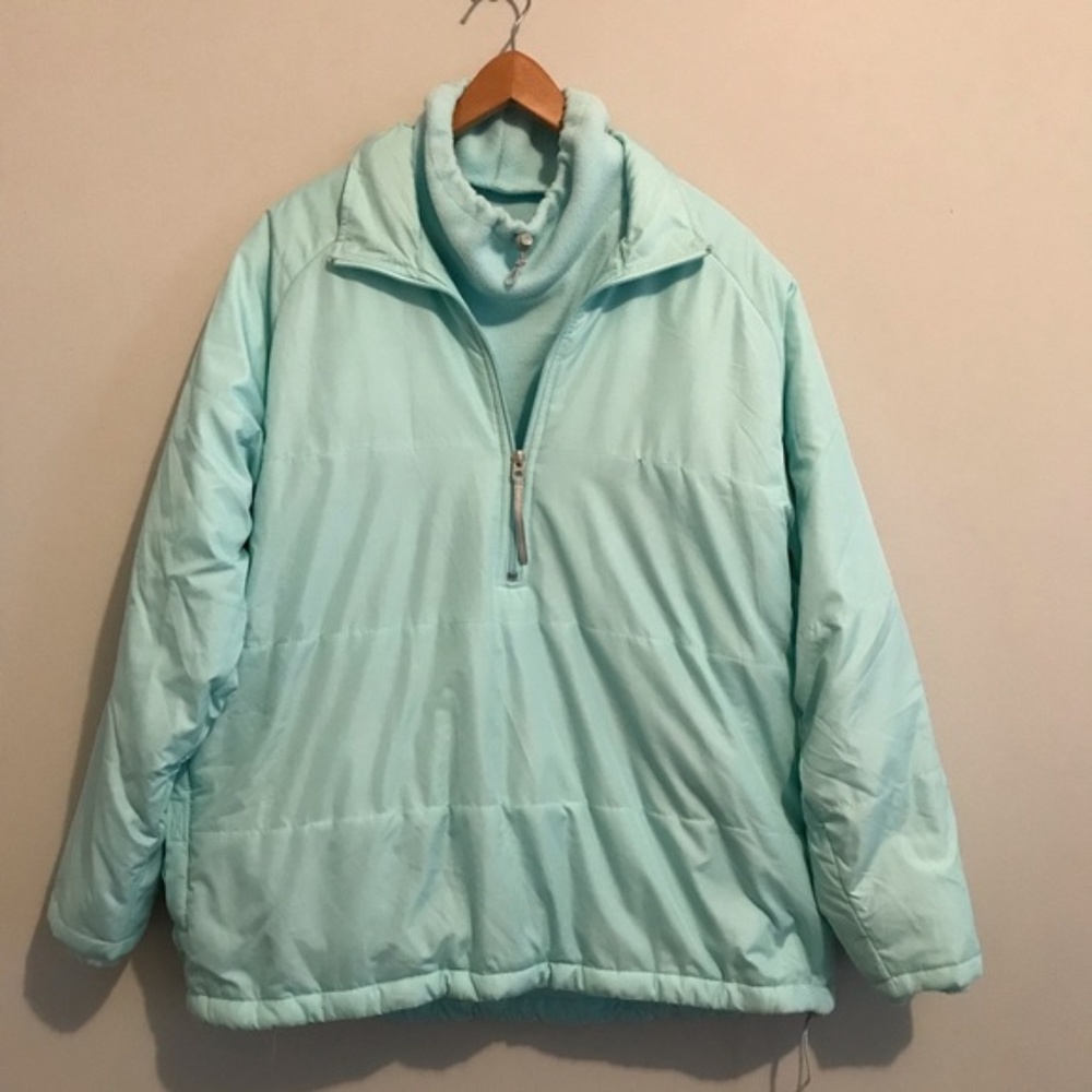 Nike Woman’s Light Turquoise Fleece Lined Jacket M